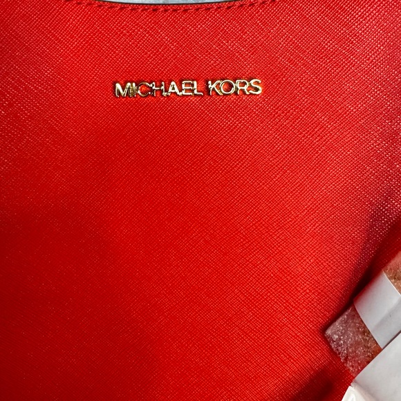 MICHAEL Michael Kors Red Structured Tote - Picture 7 of 13